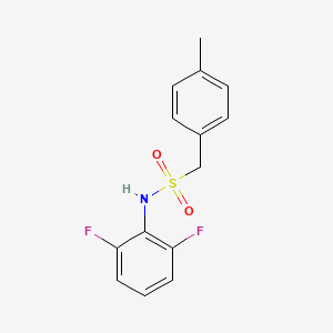 N-(2,6-difluorophenyl)-1-(4-methylphenyl)methanesulfonamide