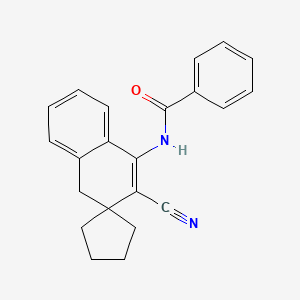 Benzamide, N-(3,4-dihydro-2-cyano-3-spiro-cyclopentane-1-naphthyl)-