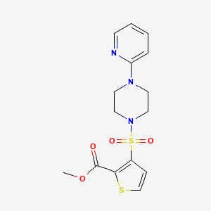 Methyl 3-{[4-(pyridin-2-yl)piperazin-1-yl]sulfonyl}thiophene-2-carboxylate