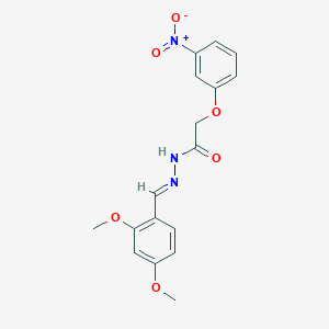 N'-[(E)-(2,4-dimethoxyphenyl)methylidene]-2-(3-nitrophenoxy)acetohydrazide