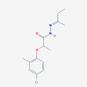 N'-[(2E)-butan-2-ylidene]-2-(4-chloro-2-methylphenoxy)propanehydrazide