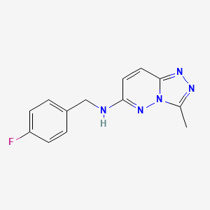 N-(4-fluorobenzyl)-3-methyl[1,2,4]triazolo[4,3-b]pyridazin-6-amine