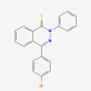 molecular formula C20H13BrN2S B11109130 4-(4-bromophenyl)-2-phenylphthalazine-1(2H)-thione 