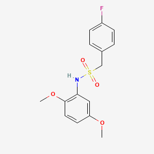 N-(2,5-dimethoxyphenyl)-1-(4-fluorophenyl)methanesulfonamide