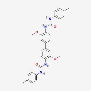 1,1'-(3,3'-Dimethoxybiphenyl-4,4'-diyl)bis[3-(4-methylphenyl)urea]