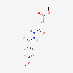 4-[N'-(4-Methoxy-benzoyl)-hydrazino]-4-oxo-butyric acid methyl ester