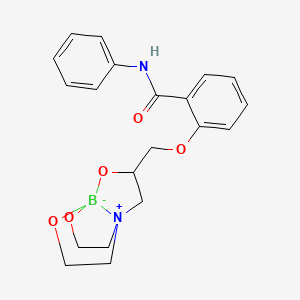 {2-[3-{bis[2-(hydroxy-kappaO)ethyl]amino-kappaN}-2-(hydroxy-kappaO)propoxy]-N-phenylbenzamidato(3-)}boron