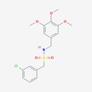 1-(3-chlorophenyl)-N-(3,4,5-trimethoxybenzyl)methanesulfonamide