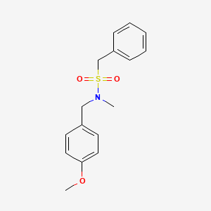 N-(4-methoxybenzyl)-N-methyl-1-phenylmethanesulfonamide