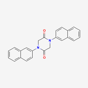 Piperazine-2,5-dione, 1,4-di(naphthalen-2-yl)-