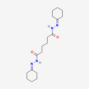 N'~1~,N'~6~-dicyclohexylidenehexanedihydrazide