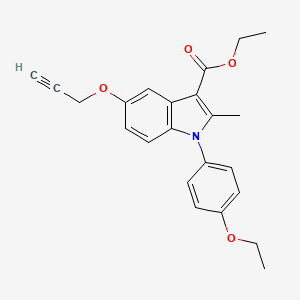 Ethyl 1-(4-ethoxyphenyl)-2-methyl-5-(2-propynyloxy)-1H-indole-3-carboxylate