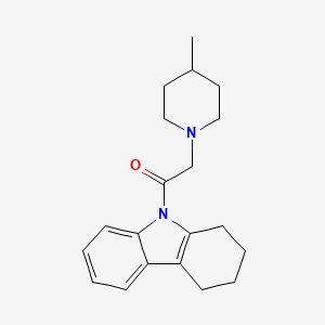 2-(4-Methyl-piperidin-1-yl)-1-(1,2,3,4-tetrahydro-carbazol-9-yl)-ethanone