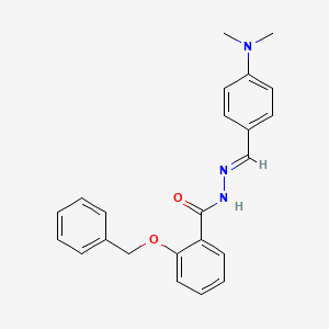 2-(benzyloxy)-N'-{(E)-[4-(dimethylamino)phenyl]methylidene}benzohydrazide