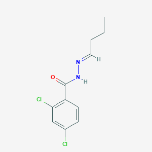 molecular formula C11H12Cl2N2O B11109808 N'-[(1E)-butylidene]-2,4-dichlorobenzohydrazide 