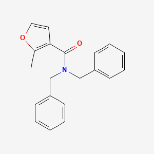 N,N-dibenzyl-2-methylfuran-3-carboxamide