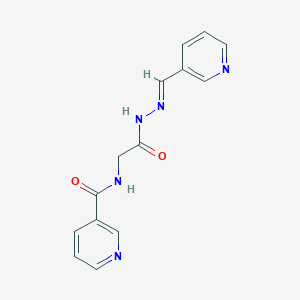 N-({N'-[(E)-(Pyridin-3-YL)methylidene]hydrazinecarbonyl}methyl)pyridine-3-carboxamide