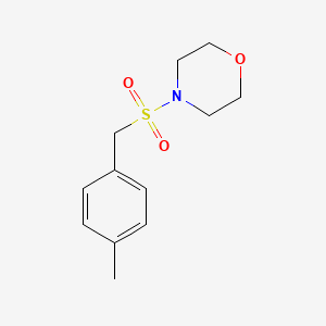 molecular formula C12H17NO3S B11110145 4-[(4-Methylbenzyl)sulfonyl]morpholine 