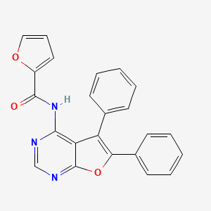 N-(5,6-diphenylfuro[2,3-d]pyrimidin-4-yl)furan-2-carboxamide