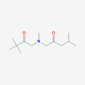 molecular formula C13H25NO2 B11110371 Decane, 3,7-dioxo-5-aza-2,2,5,9-tetramethyl- CAS No. 339292-15-8