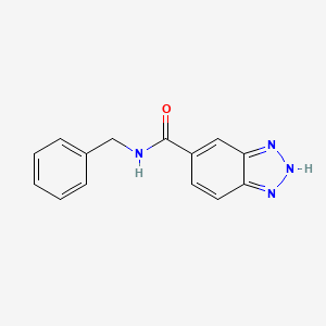 N-benzyl-1H-1,2,3-benzotriazole-5-carboxamide