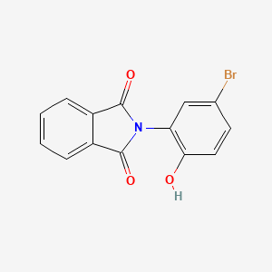 molecular formula C14H8BrNO3 B11110491 2-(5-bromo-2-hydroxyphenyl)-1H-isoindole-1,3(2H)-dione 