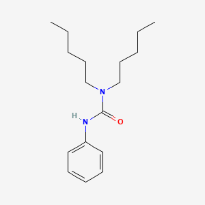 molecular formula C17H28N2O B11110509 1,1-Dipentyl-3-phenylurea 