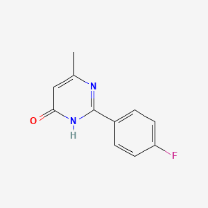 2-(4-Fluorophenyl)-6-methylpyrimidin-4(1H)-one