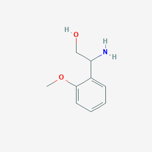molecular formula C9H13NO2 B111106 2-Amino-2-(2-methoxyphenyl)ethanol CAS No. 108343-90-4