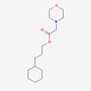 3-Cyclohexylpropyl morpholin-4-ylacetate