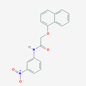 2-(naphthalen-1-yloxy)-N-(3-nitrophenyl)acetamide