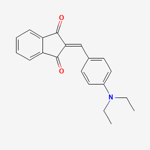 1H-Indene-1,3(2H)-dione, 2-[[4-(diethylamino)phenyl]methylene]-