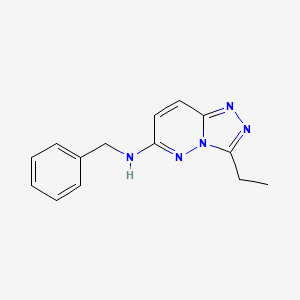 N-benzyl-3-ethyl-[1,2,4]triazolo[4,3-b]pyridazin-6-amine