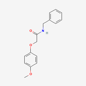 molecular formula C16H17NO3 B11110815 N-Benzyl-2-(4-methoxyphenoxy)acetamide 