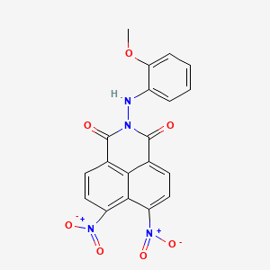 2-[(2-methoxyphenyl)amino]-6,7-dinitro-1H-benzo[de]isoquinoline-1,3(2H)-dione