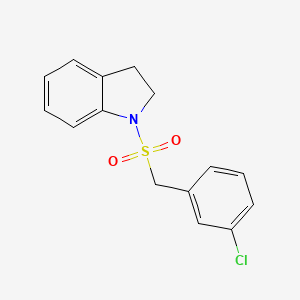 1-[(3-chlorobenzyl)sulfonyl]-2,3-dihydro-1H-indole