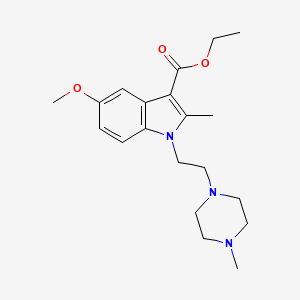 ethyl 5-methoxy-2-methyl-1-[2-(4-methylpiperazin-1-yl)ethyl]-1H-indole-3-carboxylate