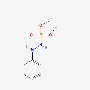 molecular formula C10H17N2O3P B11111084 1-Diethoxyphosphoryl-2-phenylhydrazine CAS No. 6629-49-8