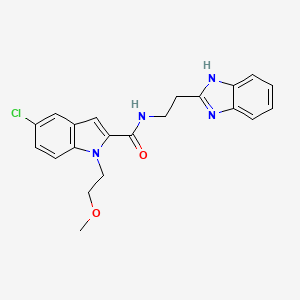 N-[2-(1H-1,3-benzimidazol-2-yl)ethyl]-5-chloro-1-(2-methoxyethyl)-1H-indole-2-carboxamide