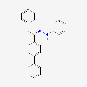 1-(4-Biphenylyl)-2-phenylethanone phenylhydrazone