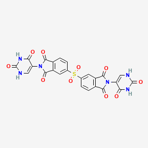 5,5'-sulfonylbis[2-(2,4-dioxo-1,2,3,4-tetrahydropyrimidin-5-yl)-1H-isoindole-1,3(2H)-dione]