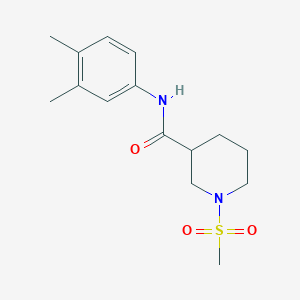 N-(3,4-dimethylphenyl)-1-(methylsulfonyl)piperidine-3-carboxamide