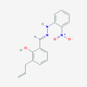 2-{(E)-[2-(2-nitrophenyl)hydrazinylidene]methyl}-6-(prop-2-en-1-yl)phenol