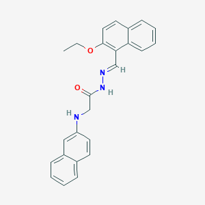 N'-[(E)-(2-Ethoxynaphthalen-1-YL)methylidene]-2-[(naphthalen-2-YL)amino]acetohydrazide