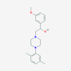 2-[4-(2,5-Dimethylphenyl)piperazin-1-yl]-1-(3-methoxyphenyl)ethanol