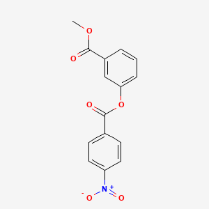 Methyl 3-{[(4-nitrophenyl)carbonyl]oxy}benzoate