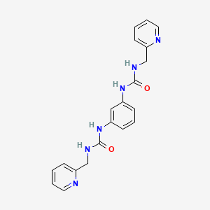 1-Pyridin-2-ylmethyl-3-[3-(3-pyridin-2-ylmethyl-ureido)-phenyl]-urea