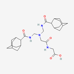 2-{[2-(Bis{[(2-adamantylcarbonyl)amino]methyl}amino)acetyl]amino}acetic acid