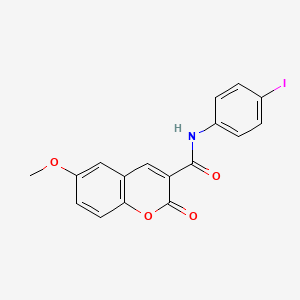 N-(4-Iodophenyl)-6-methoxy-2-oxo-2H-chromene-3-carboxamide