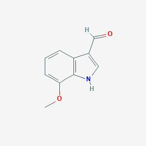 molecular formula C10H9NO2 B111118 7-Methoxy-3-indolecarboxaldehyde CAS No. 109021-59-2
